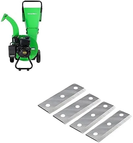 gardenbeaut s1 wood chipper shredder mulcher with blades replacement 2 set 4pcs